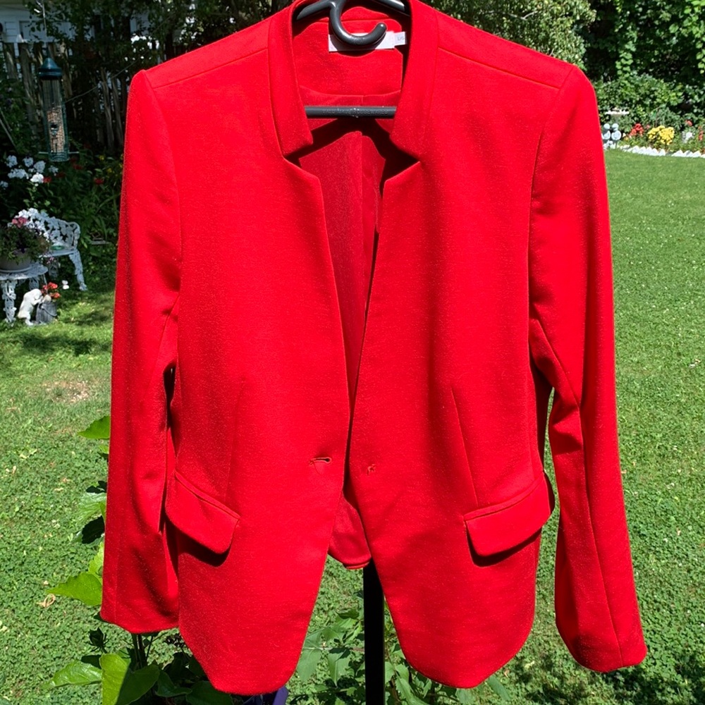 Red jacket